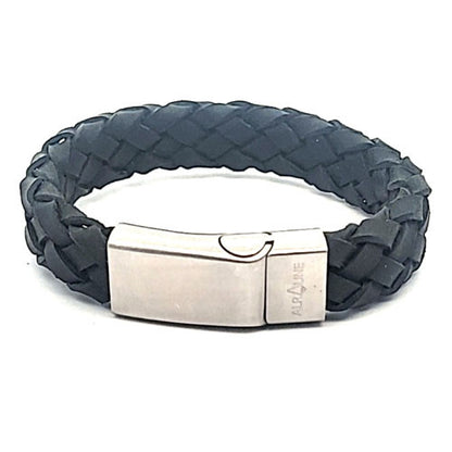Leder Armband Karthago schwarz  - 1