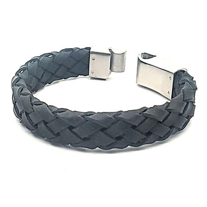 Leder Armband Karthago schwarz  - 2