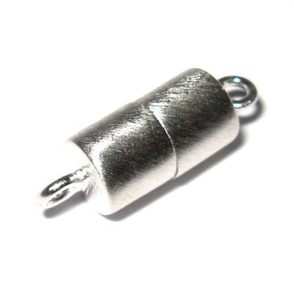 Magnetzylinderschließe 10mm, Silber rhodiniert satiniert  - 1