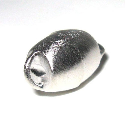 Magnetschließe Barrel 10mm, Silber rhodiniert, satiniert  - 1