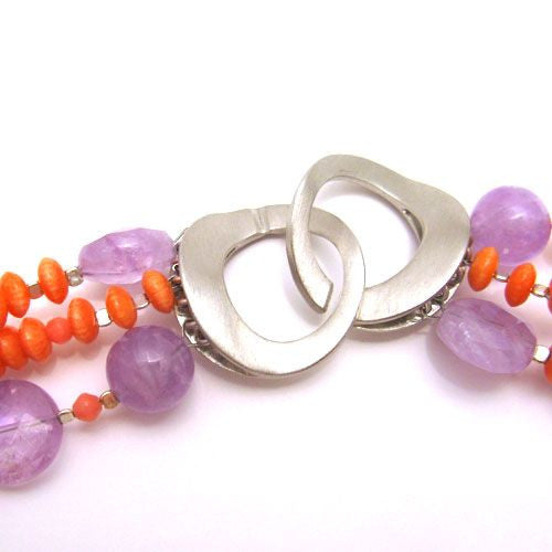 Collier Amethst-Koralle  - 2