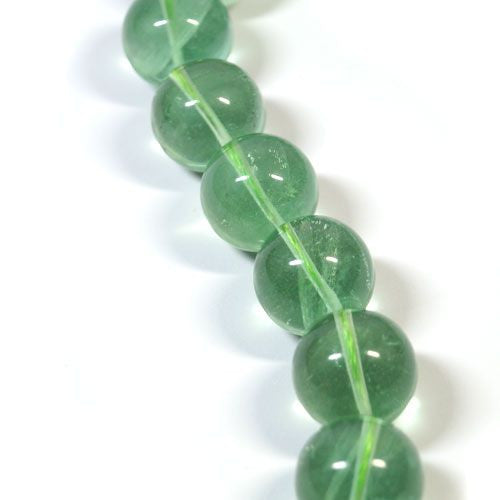 Fluorit grün, Kugelstrang 18 mm  - 1