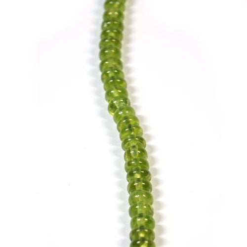 Peridot, Button 6 mm  - 1