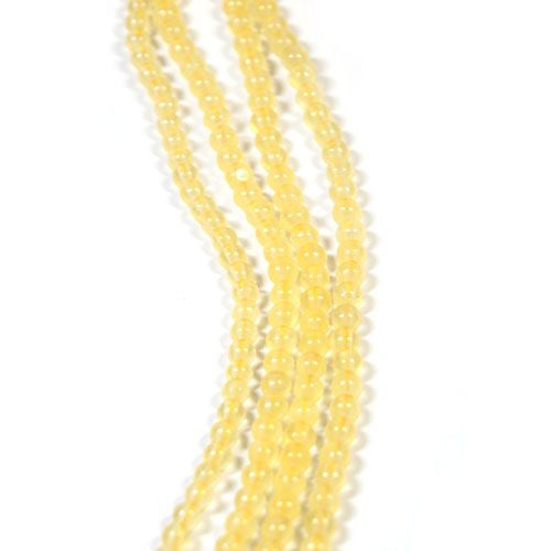 Orangencalzit Kugelstrang 4mm  - 1