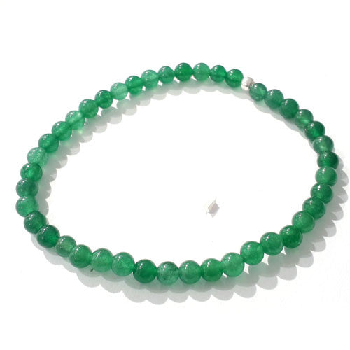 Achat grün Armband 4mm  - 1