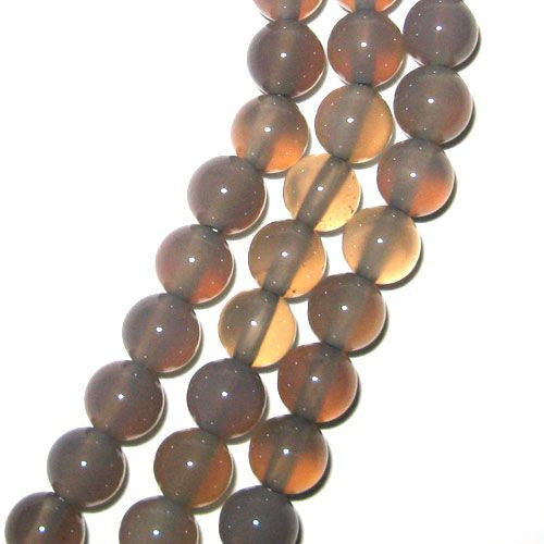 Achat grau, Kugelstrang 6mm  - 1