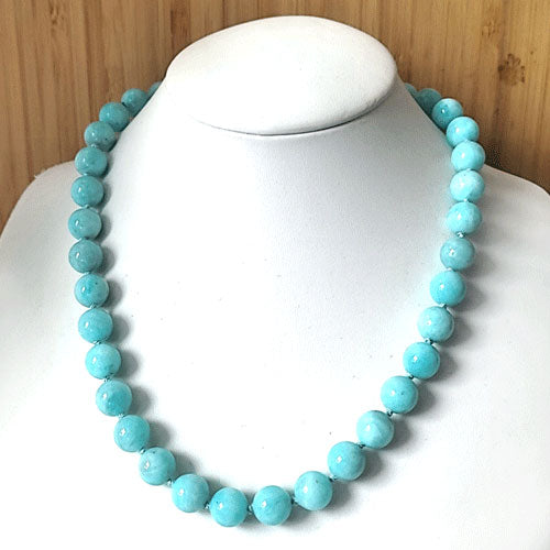 Amazonite ball chain 10 mm