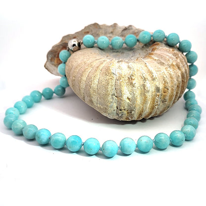 Amazonite ball chain 10 mm