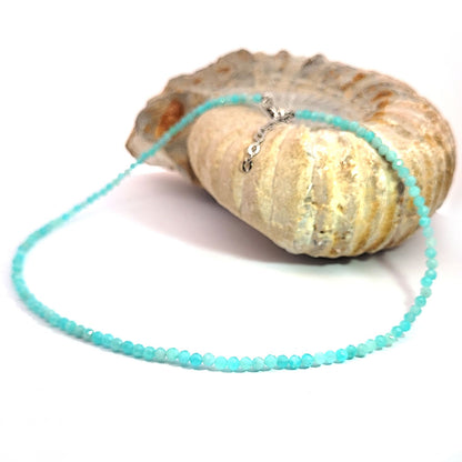 Amazonit Kugelkette 3.5 mm facettiert