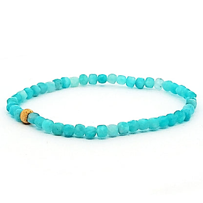 Amazonit_Armband_Cube