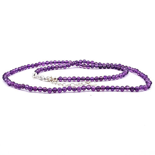 Amethyst Kugelkette facettiert 3 mm  - 1