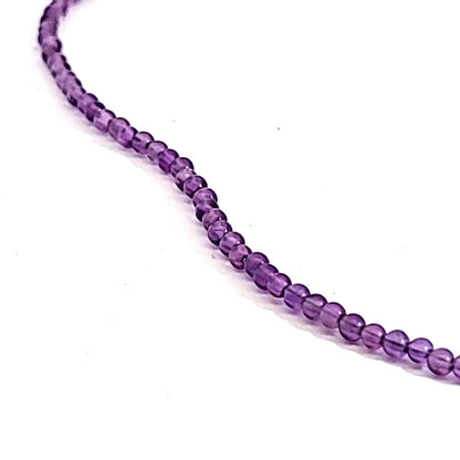 Amethyst Kugelkette facettiert mini