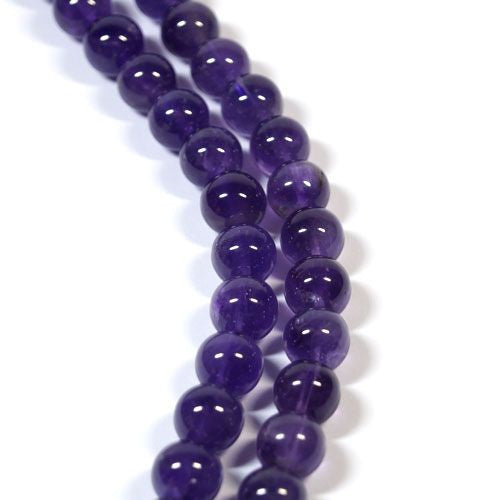 Amethyst, Kugelstrang 10 mm  - 1
