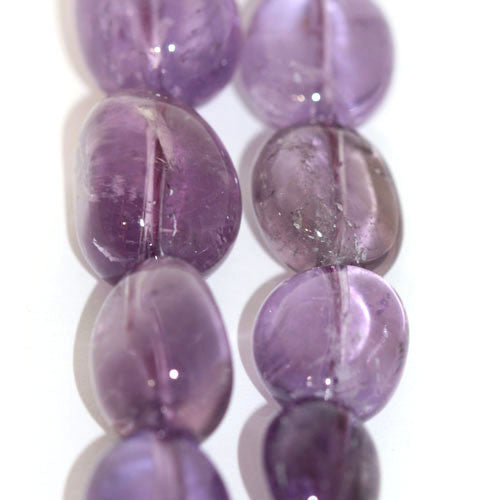 Amethyst, Strang Tumble 12 x 15mm  - 1