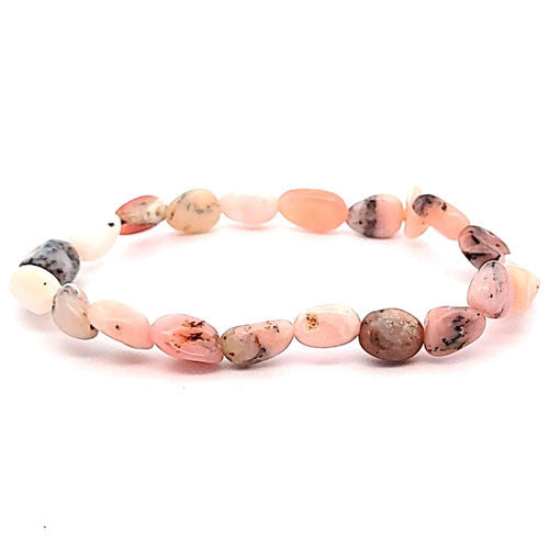 Andenopal rosa Armband Tumble  - 1