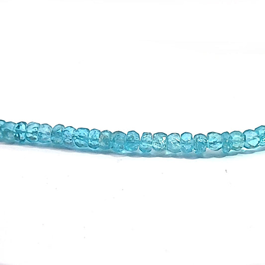 Apatit Kette Button 5 mm facettiert