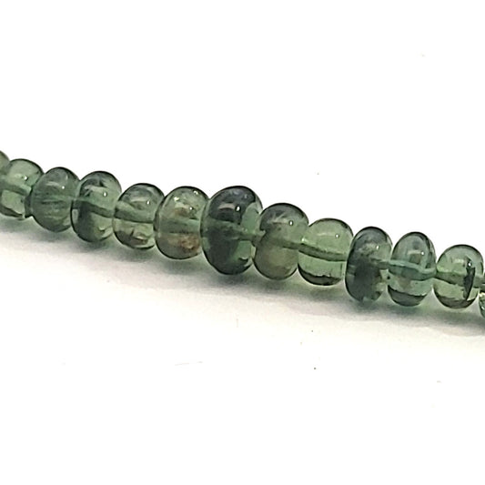 Apatit grün Kette Button 4-7 mm