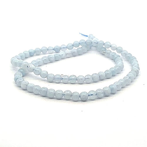 Aquamarin, Kugelstrang 5 mm by Steindesign
