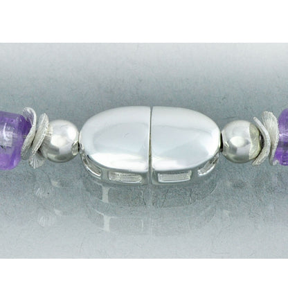 Armbandschließe Oval, Silber