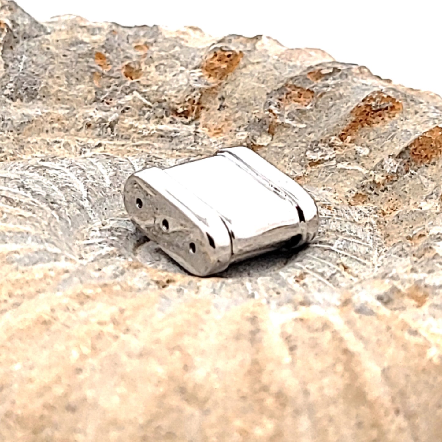 Armbandschließe Carré, Silber