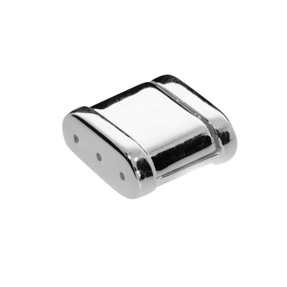 Armbandschließe Carré, Silber rhodiniert