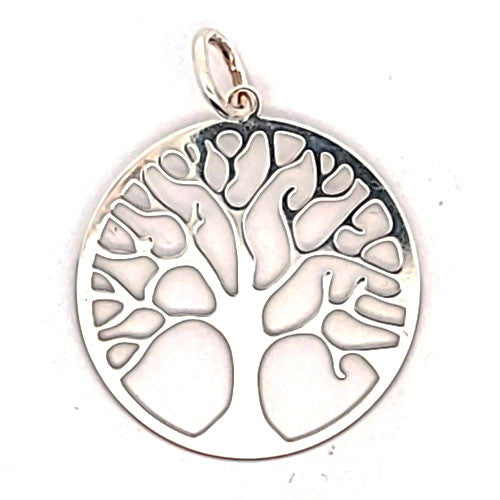 Baum des Lebens Anhänger, silber  - 1