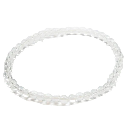 Bergkristall Kugel-Armband 4mm  - 3