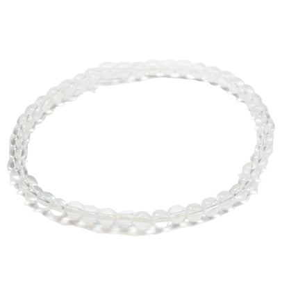 Bergkristall Kugel-Armband 4mm  - 3
