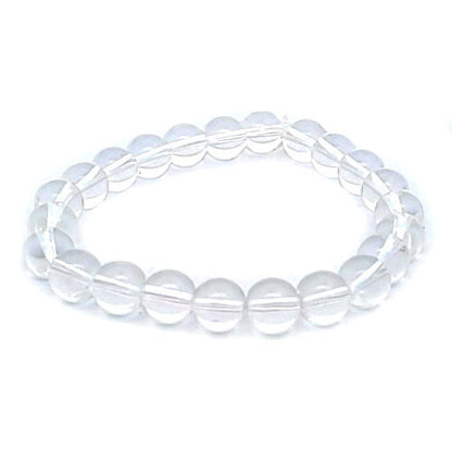 Bergkristall Kugel-Armband 8 mm  - 1