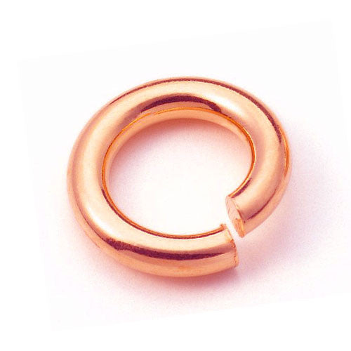 Binderinge offen, rosé vergoldet  - 1