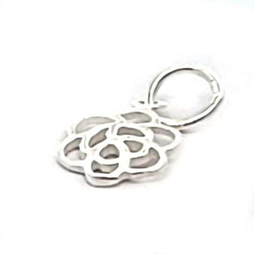 Blume der Kreativität, silber  - 2