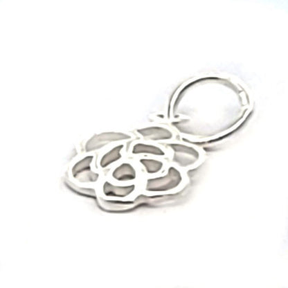 Blume der Kreativität, silber  - 2