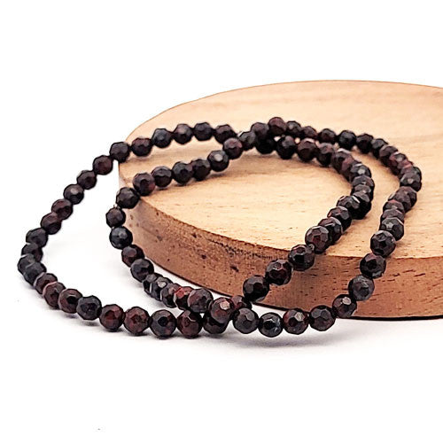 Brekzienjaspis Kugelarmband 4 mm  - 1