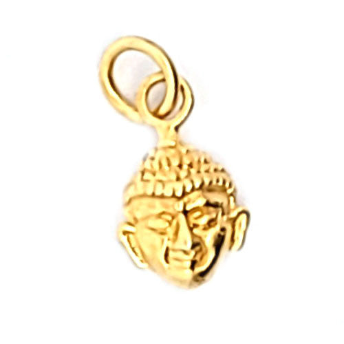 Buddha-Kopf, silber vergoldet  - 2