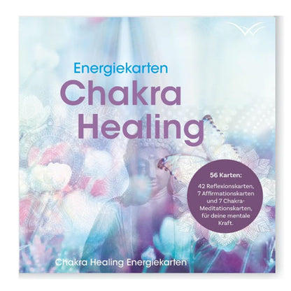 Chakra Healing - Eyvo Klangei-Set 8 - mit original Klangei platin und Chakra Healing Kartenset