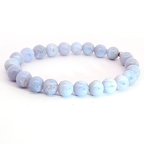 Chalzedon Armband 8 mm  - 2