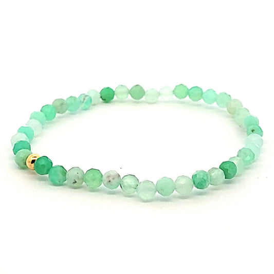 Chrysopras-Armband-Kugel-facettiert