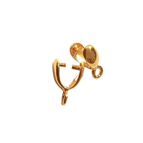 Clip/Steinhalter silber rosé vergoldet Steindesign - 1