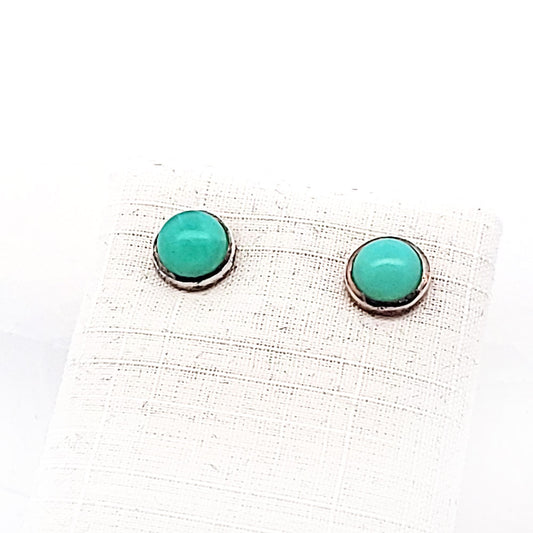 Chrysopras Ohrstecker, silber by Steindesign