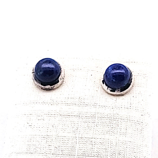 Lapis Lazuli Ohrstecker, silber by Steindesign