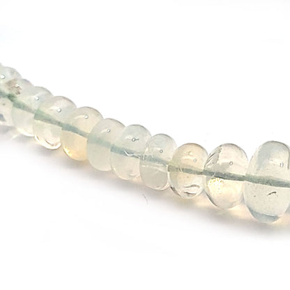 Edelopal (Milchopal) Kette Button 7-10 mm