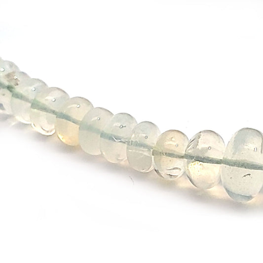 Edelopal (Milchopal) Kette Button 7-10 mm