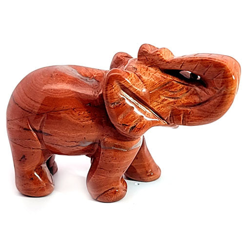 Elefant aus Rotem Jaspis