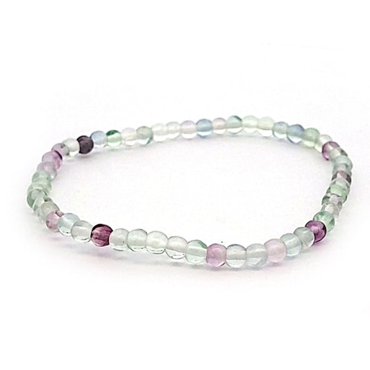 Fluorit-Kugelarmband