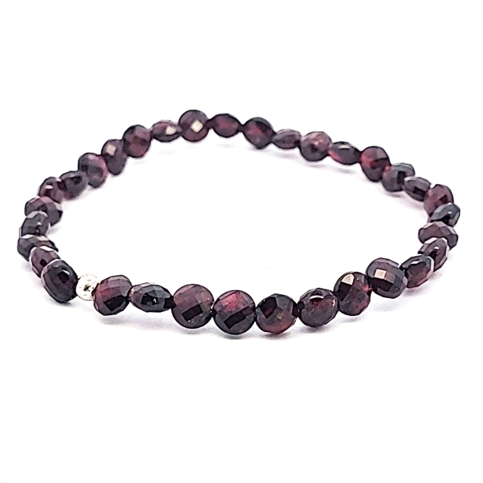 Granat Armband facettiert 