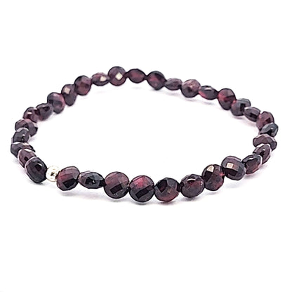 Granat Armband facettiert 