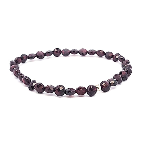 Granat Armband facettiert 