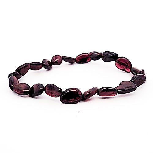 Granat Armband Tumble  - 2