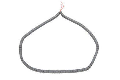 Hämatit matt Würfelstrang 4 mm  - 1