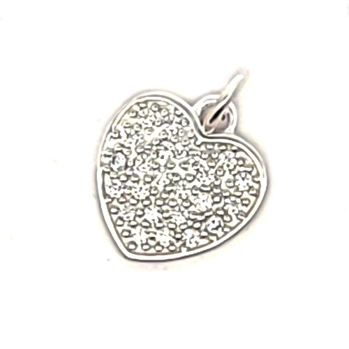 Herz - Anhänger, silber rhodiniert mit Zirkonia  - 3